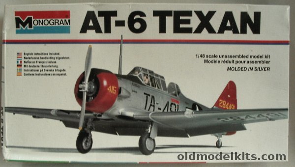 Monogram 1/48 AT-6 Texan - White Box Issue, 5306 plastic model kit